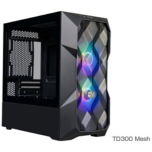 COOLER MASTERbN[[}X^[ PCP[X [Micro ATX /Mini-ITX] TD300 Mesh ubN TD300-KGNN-S00