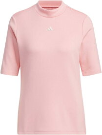 アディダス｜adidas レディース ハーフスリーブ モックネック シャツ セミピンクスパーク JTC19 [レディース /Mサイズ]【返品交換不可】