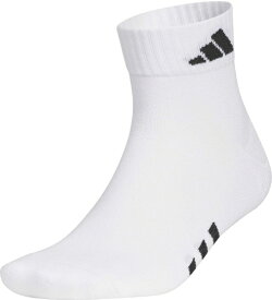 アディダス｜adidas メンズ アンクル丈 ロゴクッションソックス ホワイト IEV99 [メンズ /Mサイズ：25〜27cm]【返品交換不可】