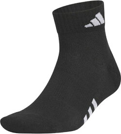 アディダス｜adidas メンズ アンクル丈 ロゴクッションソックス ブラック IEV99 [メンズ /Mサイズ：25〜27cm]【返品交換不可】