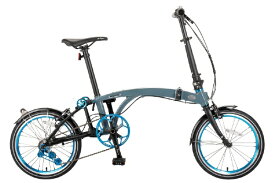 オオトモ｜OTOMO 折りたたみ自転車 180Degree CARRI-CLE キャリクル ブルーグレー 67529 [内装3段 /16インチ]【キャンセル・返品不可】 【代金引換配送不可】