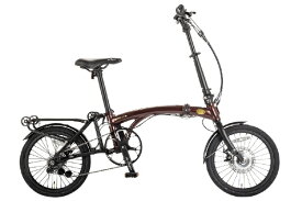オオトモ｜OTOMO 電動アシスト自転車 180Degree E-TRANCLE イートランクル ブラウン 67532 [16インチ /5段変速]【キャンセル・返品不可】 【代金引換配送不可】