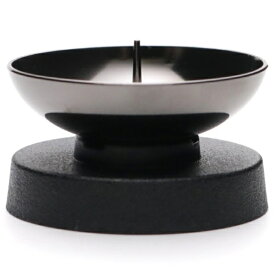 東海製蝋｜TOKAI-SEIRO 燭台 小さいもえ 安全の特許燭台 黒 166-41B