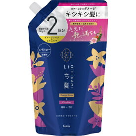 クラシエ｜Kracie いち髪 ダメージリペア＆カラーケアコンディショナー つめかえ用2回分 660g