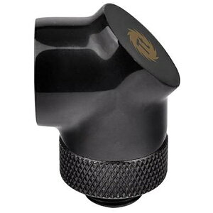 THERMALTAKEbT[}eCN kJX^lG1/4 90xA_v^[ Pacific G1/4 90 Degree Adapter - Black/DIY LCS/Fitting ubN CL-W052-CU00BL-A