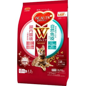 【エントリーで最大全額ポイント還元｜8/5迄】 日本ペットフード ビューティープロ　キャット　Wケア　腸内・自然免疫ケア　1．2kg