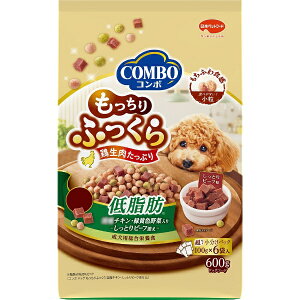 【エントリーで最大全額ポイント還元|11/5迄】 日本ペットフード コンボ ドッグ もっちりふっくら 低脂肪 600g(100g×6)