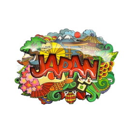 ノーブルクリエーション｜NOBLE CREATION 木製マグネット　JAPANカルチャー