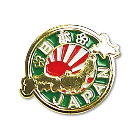 ノーブルクリエーション｜NOBLE CREATION ピンバッジ　日本地図(グリーン)