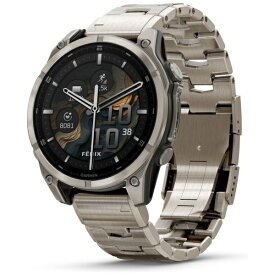GARMIN｜ガーミン fenix 8（フェニックス 8）Sapphire AMOLED 47mm GPSスマートウォッチ Ti / Metal Band 010-02904-47【Suica対応】
