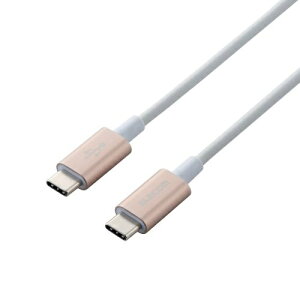 ELECOMbGR ^CvC P[u USB Type-C to Type-C 1m PD 60W }[d fɂ XϋvP[u A~RlN^ y iPhone MacBook iPad  Type C @Ή z ] [dP[u S[h MPA-XC
