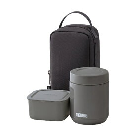 サーモス｜THERMOS 真空断熱スープランチセット 400ml ダークグレー JEE-800-DGY