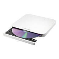 I-O DATA｜アイオーデータ ポータブルDVDドライブ データ保存用(Chrome/Mac/Windows11対応) ホワイト DVR…