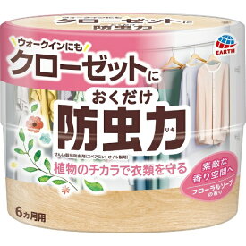 アース製薬｜Earth クローゼットにおくだけ防虫力 フローラルソープの香り 300mL