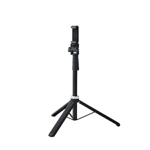 ELECOM�b�G���R�� �X�}�z �J���� �O�r ���B��_ 2WAY �R���p�N�g �ő��141cm �X�}�z�z���_�[ �t �X�}�z�X�^���h �y 4.0~6.7�C���` iPhone Android / 1/4�l�W�Ή� ��჌�t ���e��Ή� �z �u���b�N P-STCFWL01