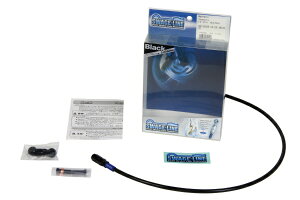 �X�E�F�b�W���C���bSWAGE-LINE �t�����g�z�[�X�L�b�g BLK/BLK XR250 95-02 BAFB069
