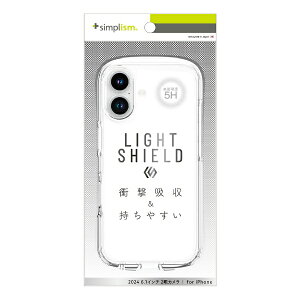 �g���j�e�B�bTrinity iPhone 16�i6.1�C���`�j�mLIGHT SHIELD�n �Ռ��z�� �n�C�u���b�h�N���A�P�[�X TR-IP24M2-LD-CLCL