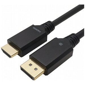 �z�[���b�N�bHORIC �f���ϊ��P�[�u�� �u���b�N DPHA100-812BB [HDMI��DisplayPort /10m]