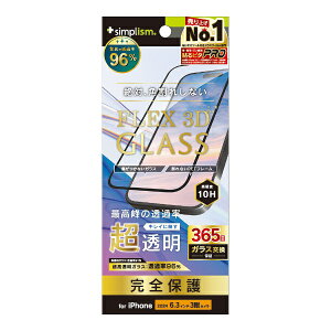 gjeBbTrinity iPhone 16 Proi6.3C`j mFLEX 3Dn  t[KX ubN TR-IP24M3-G3-ARCCBK