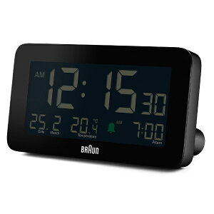 BRAUNbuE BRAUN DEIGITAL ALARM CLOCKBLACK BC10BiuE fW^A[uv ubNj
