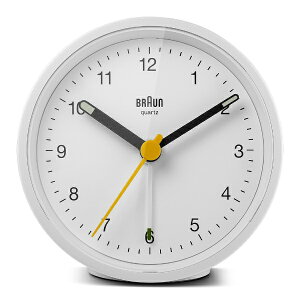 BRAUNbuE Classic Analog Alarm Clock BC12B@ubN zCg