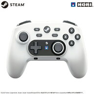 HORI｜ホリ ゲームパッド ワイヤレス / 有線 ワイヤレスホリパッド for Steam シャイニーホワイト HPC-06…