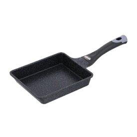 LIV PLUS｜リブプラス ベストコ 卵焼き器 15×18cm エッグパン ガス火専用 ダイヤモンドコート イージーライト ネオ マーブル ND-3504
