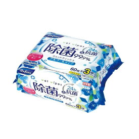 Life-do.Plus｜ライフ堂プラス リファイン アルコール除菌 ウェットティッシュ 60枚 3個入