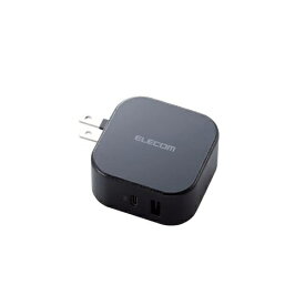 ELECOM｜エレコム USB Type-C コンセント 充電器 PD 20W 合計出力32W 急速充電 USB-C ×1 USB-A ×1 折りたたみプラグ 【 iPhone iPad Android Xperia Galaxy AQUOS Pixel スマホ タブレット 等対応 】 PSE認証品 ブラック MPA-ACCP20XBK