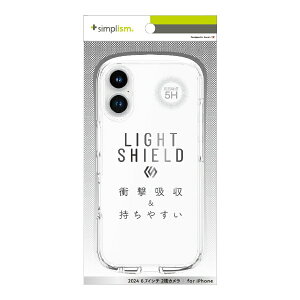 �g���j�e�B�bTrinity iPhone 16 Plus�i6.7�C���`�j �mLIGHT SHIELD�n �Ռ��z�� �n�C�u���b�h�N���A�P�[�X TR-IP24L2-LD-CLCL