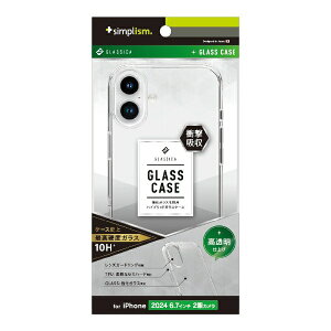 �g���j�e�B�bTrinity iPhone 16 Plus�i6.7�C���`�j �mGLASSICA�n �w�ʃK���X�P�[�X �N���A TR-IP24L2-CGC-PCCCL