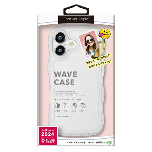 PGA�b�s�[�W�[�G�[ iPhone 16�i6.1�C���`�j�E�F�[�u�P�[�X Premium Style �N���A PG-24AWTP01CL