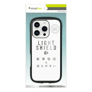 �g���j�e�B�bTrinity iPhone 16 Pro�i6.3�C���`�j �mLIGHT SHIELD�n �Ռ��z�� �n�C�u���b�h�N���A�P�[�X �u���b�N TR-IP24M3-LD-CLBK