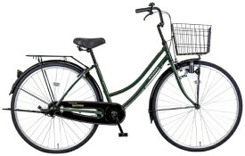 【エントリーで最大2万ポイント当たる｜1/20まで】 MARCLE｜マルクル 自転車 リブレットホーム261BK-F マットダークグリーン [26インチ]【キャンセル・返品不可】 【代金引換配送不可】