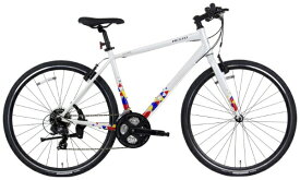 NESTO｜ネスト 700×32C型 クロスバイク バカンゼ 1-F VACANZE 1(380m) シンボルホワイト [21段変速（3×7）]【キャンセル・返品不可】 【代金引換配送不可】