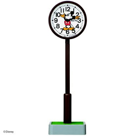 【エントリーで最大2万ポイント当たる｜2/25まで】 SEIKO｜セイコー ポール型置時計 【Disney Time（ディズニータイム）】 濃茶色/ディズニー FD881B