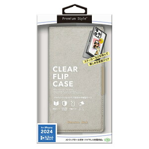 PGAbs[W[G[ iPhone 16 Proi6.3C`j NAtbvP[X Premium Style XG[h/O[ PG-24BCF07GY