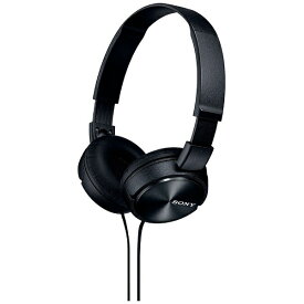 ソニー｜SONY ヘッドホン MDR-ZX310 ブラック [φ3.5mm ミニプラグ][MDRZX310B]