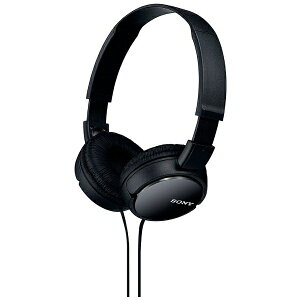 SONY�b�\�j�[ �w�b�h�z�� MDR-ZX110 �u���b�N [�I�[�o�[�w�b�h�^ /��3.5mm �~�j�v���O][MDRZX110B]