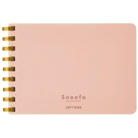 KOKUYO｜コクヨ ソフトリング [A7変形/4mm方眼罫] メ-SV778S4-P Sooofa(スーファ) 桃