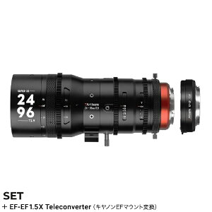 ���H���b7artisans �V�l�}�����Y 7Artisans Sprite 24-96mm T2.9 Super 35 �L���m��EF�}�E���g + 1.5X �e���R���o�[�^�[ �u���b�N 7A-SP2496-EF15X [�L���m��EF /�Y�[�������Y]