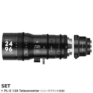 ���H���b7artisans �V�l�}�����Y 7Artisans Sprite 24-96mm T2.9 Super 35 PL�}�E���g + 1.5X �e���R���o�[�^�[ �\�j�[E�}�E���g �u���b�N 7A-SP2496-PL-E15X [�Y�[�������Y]