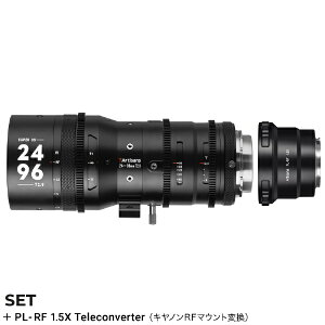 ���H���b7artisans �V�l�}�����Y 7Artisans Sprite 24-96mm T2.9 Super 35 PL�}�E���g + 1.5X �e���R���o�[�^�[ �L���m��RF�}�E���g �u���b�N 7A-SP2496-PL-RF15X [�Y�[�������Y]