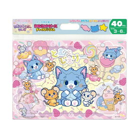 テンヨー｜Tenyo チャイルドパズル BC-40-808 にじいろキャンディショップ（とむとじぇりーごっこ）