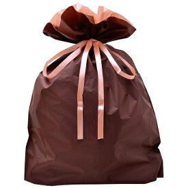 【エントリーで最大2万ポイント当たる｜1/20まで】 ササガワ｜SASAGAWA 巾着袋 50枚入 [450×560×D120mm] ブラウン 50-3661