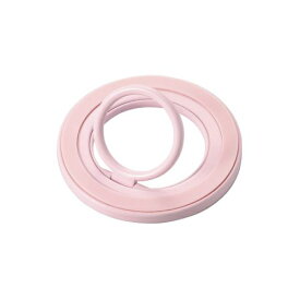 ELECOM｜エレコム マグネットスマホリング/360度回転/MAGKEEP/ ピンク P-STRMK360PN