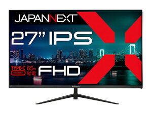 yGg[ōőSz|CgҌb10/5z JAPANNEXTbWplNXg USB-Cڑ PCj^[ JN-IPS27FHD-C65W [27^ /tHD(1920×1080) /Ch /75Hz]
