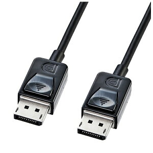 �T�����T�v���C�bSANWA SUPPLY DisplayPort�P�[�u�� �u���b�N KC-DP2K [2m]�yrb_ cable_cpn�z
