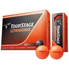 ブリヂストン｜BRIDGESTONE ゴルフボール EXTRA DISTANCE オレンジ TEOX [12球（1ダース） /ディスタンス系]【返品交換不可】
