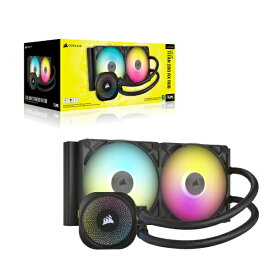 CORSAIR｜コルセア 水冷CPUクーラー 140mmファンx2 [LGA1851/1700・AM5/AM4] iCUE LINK TITAN 280 RX RGB ブラック CW-9061017-WW